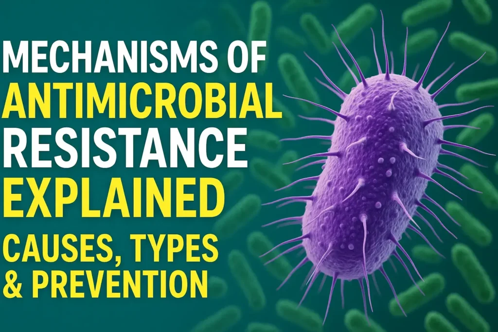 Mechanisms of Antimicrobial Resistance Explained: Causes, Types & Prevention