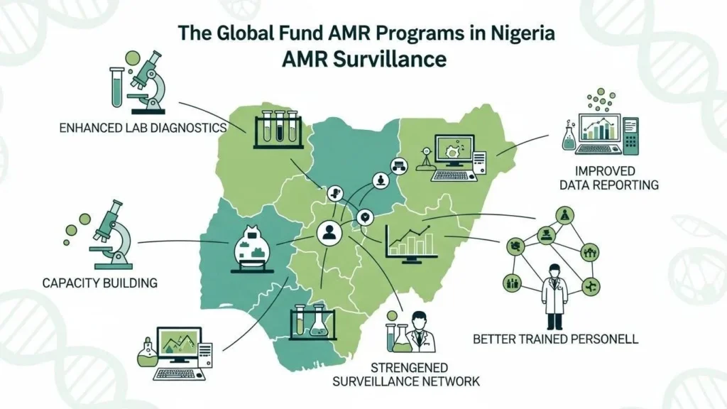 Global Fund AMR programs Nigeria